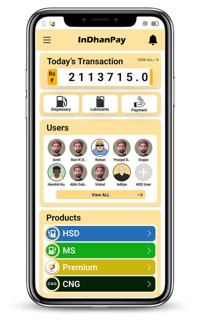 InDhanPay Mobile App — collect payments from any smartphone