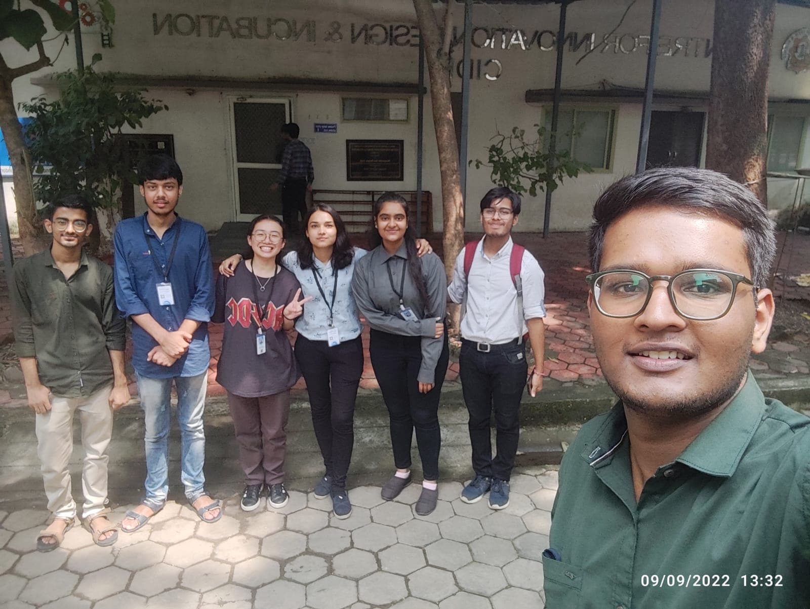 Utkarsh Jyotishi with InDhanPay team at IIT Indore DRISHTI incubation
