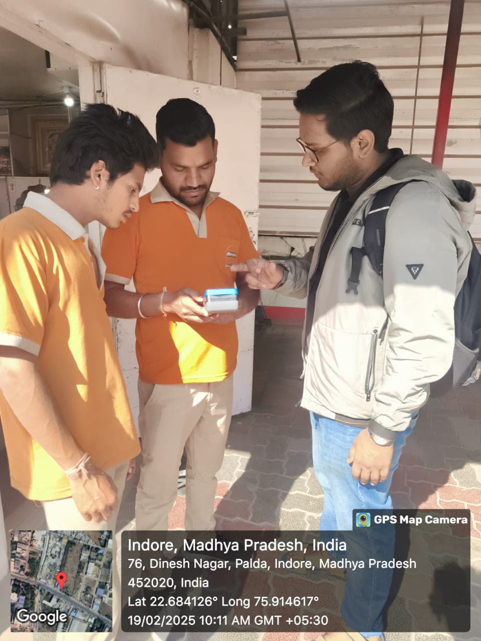 Utkarsh Jyotishi at fuel station deployment in Indore